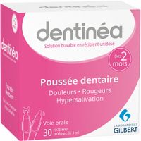 GILBERT Dentinéa Poussée dentaire récipients de 1ml 30 récipients